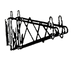 Thumbnail image #1 for Klinger's Trading SDCHROME-14 Wall-Mounted Shelving