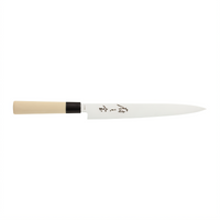 Mercer Culinary Asian Collection 10-Inch Left-Handed Sashimi Knife with Santoprene Handle