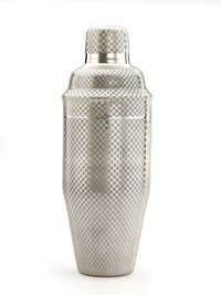Barfly Diamond Lattice Japanese 3-Piece Cocktail Shaker, 24 oz., 18/8 Stainless Steel