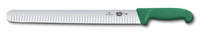 Victorinox Fibrox HACCP 14-Inch Slicer/Carving Knife, Granton Edge, Green Fibrox Nylon Handle