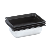 Vollrath Super Pan 3 1/2 GN Solid Nonstick Stainless Steel Food Pan, 2-1/2 Inch Deep, 4 Qt