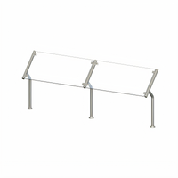 Contemporary Single-Sided Buffet Breath Guard for 2-Well Signature Server and 2-Well Drop-In Units