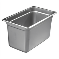 Carlisle DuraPan 1/4-Size Solid Steam Table Pan, 6-Inch Deep, 6.2 Qt., 18/8 Stainless Steel