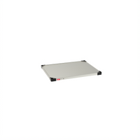 Metro Super Erecta 30 x 24 Inch Flat Solid Type 304 Stainless Steel Shelf with Raised Ship's Edge