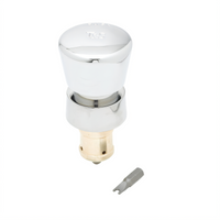T&S Brass Self-Closing Adjustable Metering Cartridge with Blank Push Button