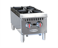 Serv-Ware 12-Inch Countertop 2-Burner Gas Hot Plate, Propane