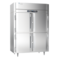 Victory UltraSpec Extra-Wide Dual Temp Reach-In Warmer/Refrigerator Holding Cabinet, 2-Section, 4 Half-Height Doors