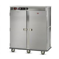 Dual-Temp Electric Banquet Holding Cabinet, 2-Door, 150-180 Covered Plate Capacity