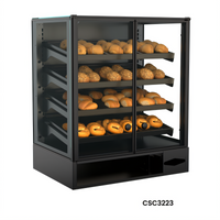 Structural Concepts Impulse Non-Refrigerated Self-Service Countertop Pastry Display Case, 4-Tray