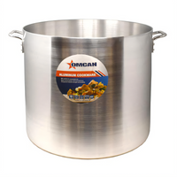 Omcan USA 80 Quart Aluminum Stock Pot with Dual Handles