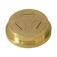 Omcan #31 Brass Pappardelle Pasta Machine Die, 17 mm