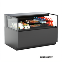 Reveal® 47-3/4-Inch Freestanding Self-Service Refrigerated Display Case with Self-Contained Refrigeration
