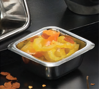 American Metalcraft Square Stainless Steel Sauce Cup, 1.5 oz.