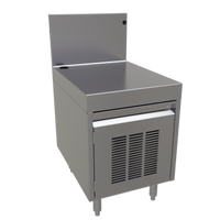 Glastender Stainless Steel POS Cabinet with Louvered Hinged Door and Lock, 18 x 24 Inches