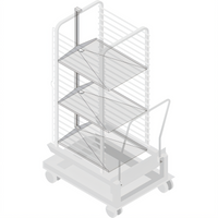 Grease Drain Set for Mobile Oven Racks, Type 202