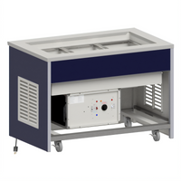 Atlas Metal INFHC-4 Mobile Hot/Cold Buffet Station, 64