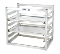 Wall Mounted Aluminum Sheet Pan Rack, Side-Load, 6 Full-Size Pan Capacity