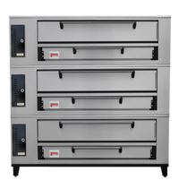 Marsal SD-660 Triple Deck Gas Pizza Oven