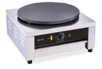 Omcan 16-Inch Countertop Electric Crepe Maker with Cast Iron Plate