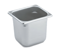 Vollrath 1/6 Size Solid Steam Table Pan, 2-5/8 Quart, 20 Gauge Stainless Steel