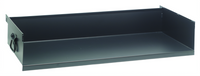 Quantum Open Front Removable Tray for Tray Truck System, 36 x 15 x 6 Inches, Black Steel