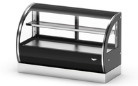 Vollrath 36-Inch Countertop Heated Full-Service Hot Food Display Case with Curved Glass Front