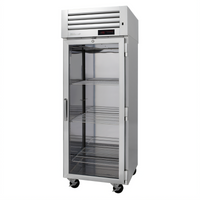Turbo Air PRO Series Standard Depth 1-Section Heated Reach-In Cabinet with Glass Door, 25.4 Cu. Ft., 208/230V