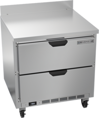 Beverage-Air WTFD32AHC-2 32-Inch One-Section Worktop Freezer with 2 Drawers, 7.2 Cu. Ft.