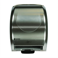 Summit Hybrid Classic Touch-Free Wall-Mount Roll Paper Towel Dispenser, 1-Roll Capacity, Stainless Steel Look