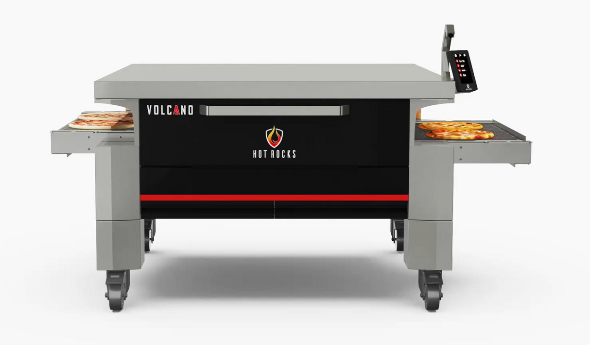 Hot Rocks Volcano Granite Stone Conveyor Oven