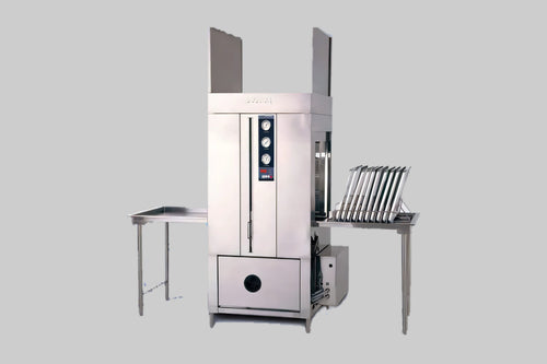 Actual Champion PP-12-PT pass-through pot and pan washer with side tables