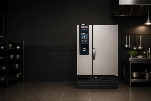 RATIONAL iCombi Pro 10-pan full-size electric combi oven in a commercial kitchen