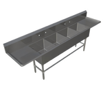 Image for collection of 4-compartment Sinks