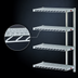 Thumbnail image #3 for EagleGard 4-Tier Add-On Wire Shelving Unit with QuadTruss Shelves, 24