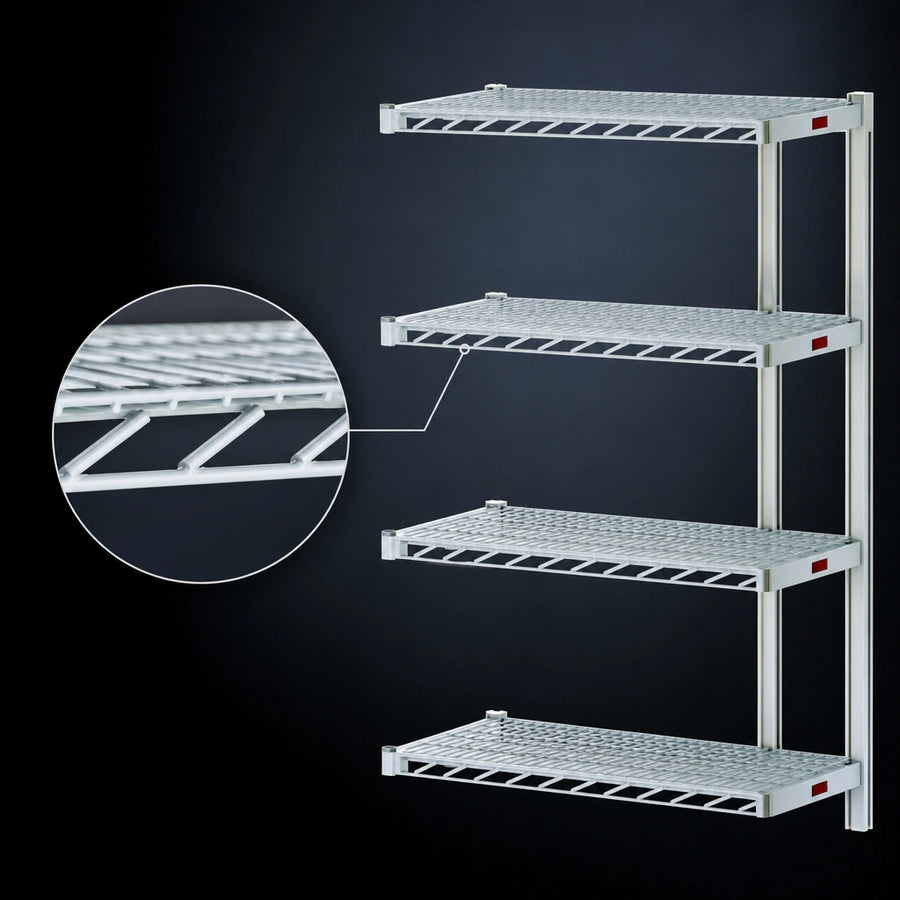 Patented QuadTruss Shelves