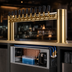 Thumbnail image #3 for Metropolis H 12-Faucet Countertop Glycol-Cooled Draft Beer Tower, PVD Brass Finish