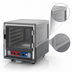 Thumbnail image #3 for Metro C5 3 Series Under Counter Combination Heated Holding and Proofing Cabinet, Gray Insulation Armour, Clear Door, 10 Pan Capacity