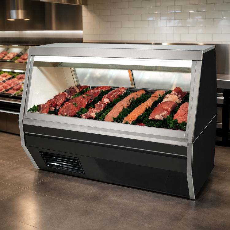 Product image #3 for Howard-McCray 143-Inch Red Meat Service Case, Full Service, Double Duty, Remote Refrigeration, LED Lighting
