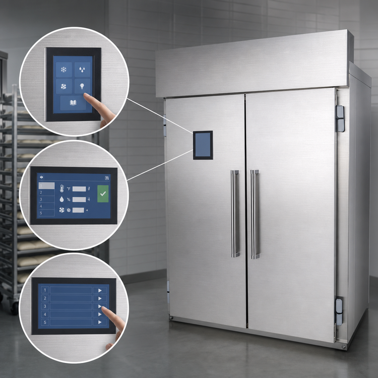 Product image #3 for Doyon KDPR22 Knockdown Roll-In Two-Section Retarder Proofer Cabinet
