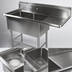 Thumbnail image #3 for John Boos Pro-Bowl 2-Compartment Stainless Steel Sink with Right Drainboard