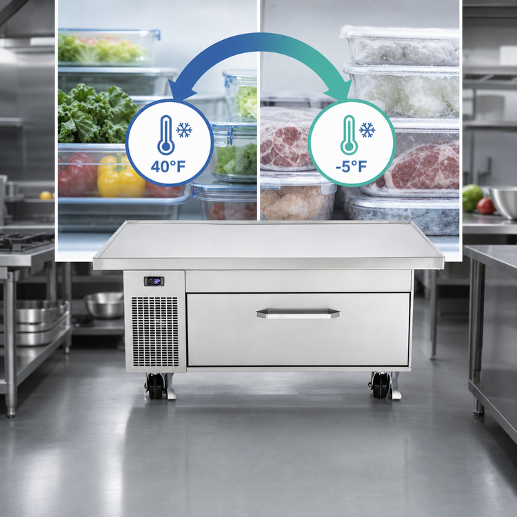 Product image #3 for Randell FX-1CS-290 Flexible Refrigerator or Freezer Chef Stand