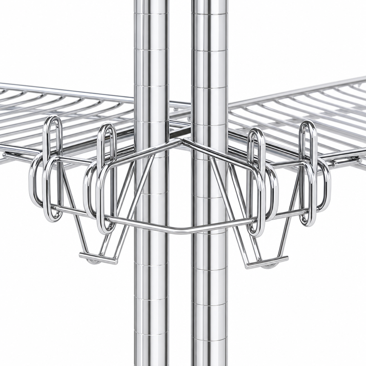 Product image #3 for Metro Super Erecta 21-Inch Double Post-Mount Shelf Support, Stainless Steel