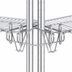 Thumbnail image #3 for Metro Super Erecta 21-Inch Double Post-Mount Shelf Support, Stainless Steel