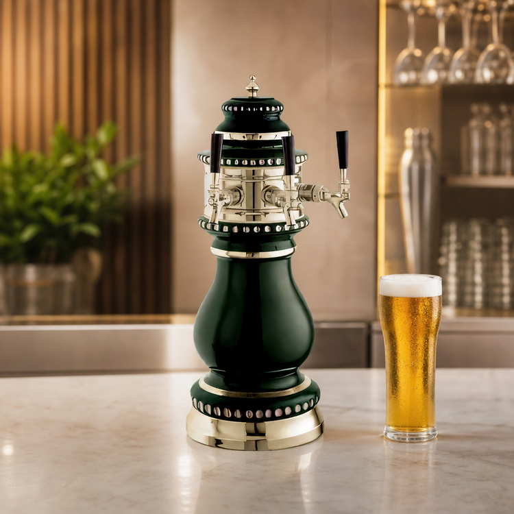 Product image #3 for Torino 2-Faucet Glycol-Cooled Countertop Draft Beer Tower