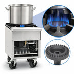 Thumbnail image #3 for Imperial (Middleby) ISP-J-SP Gas Stock Pot Range, 18-Inch, 1 Jet Burner, 125,000 BTU, Stainless Steel Front & Sides, Continuous Pilot
