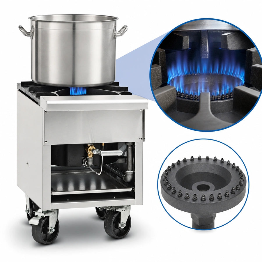 Anti-Clogging Jet Burner