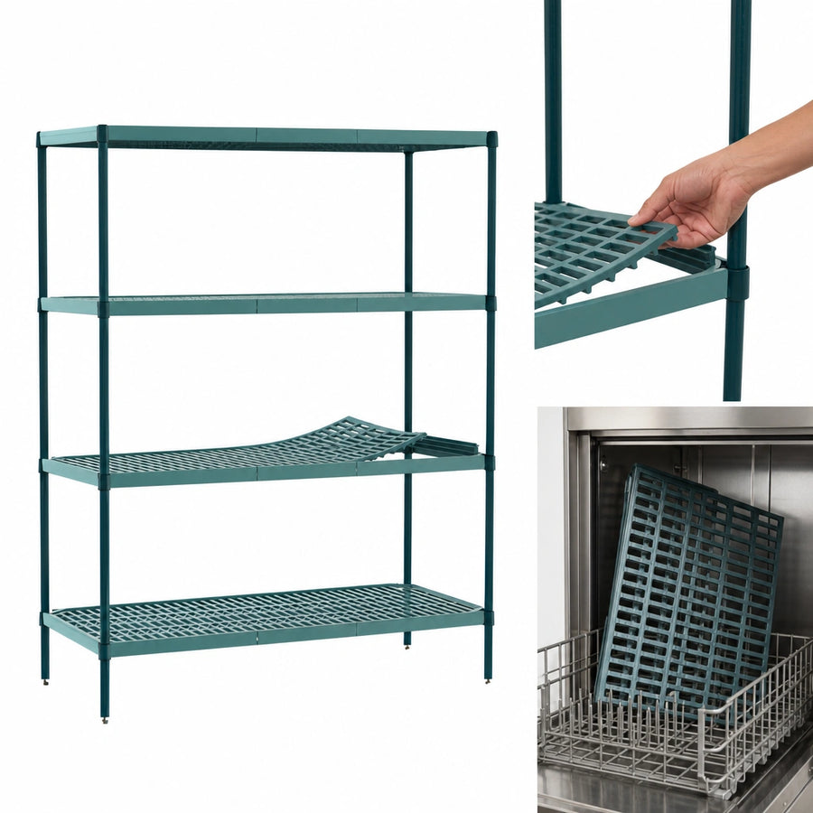 Removable Polymer Shelf Mats