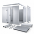 Thumbnail image #3 for AmeriKooler Quick Ship Indoor Walk-In Freezer Panels Only with Aluminum Floor, 6' x 8' x 7'-7