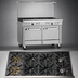 Thumbnail image #3 for Southbend Ultimate 48-Inch Gas Restaurant Range with 7 Burners, Standard Oven, and Cabinet Base