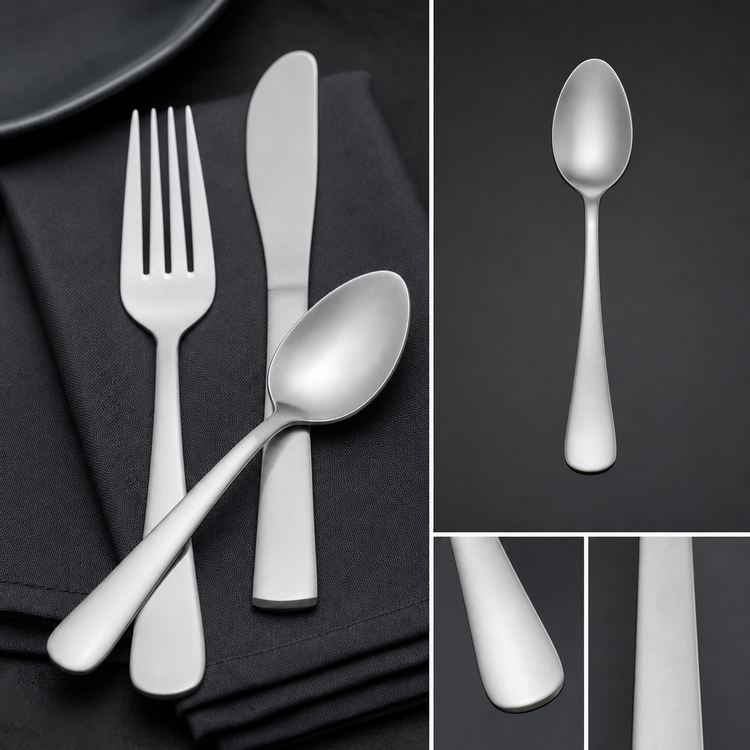 Product image #3 for Windsor #53 Medium Weight Teaspoon, 18/0 Stainless Steel, Vibro Finish